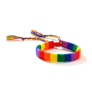 Bracelet brésilien arc-en-ciel lgbt