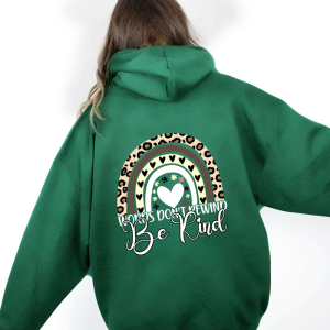 Sweat Large femme Arc en Ciel be kind –  (6 coloris)