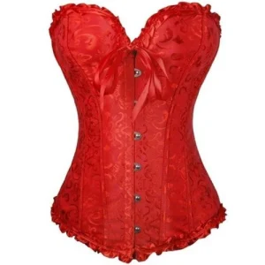 Corset Ancien  à Lacet rouge